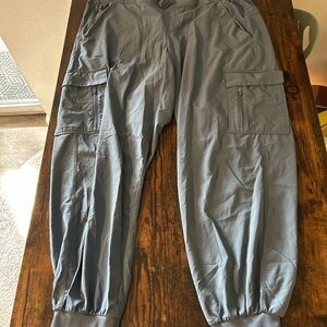 Women’s Dusty Blue Cargo Pant Joggers